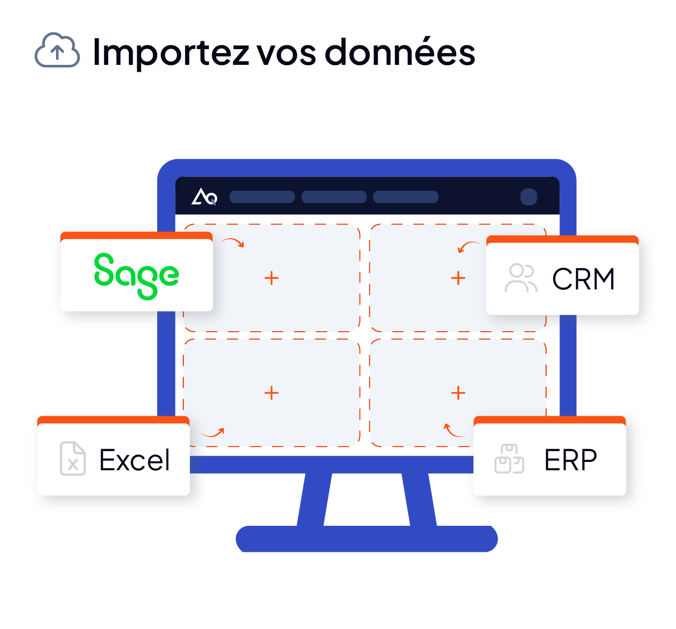 Aperçu de l'importation des données dans le logiciel GMAO AQ Manager