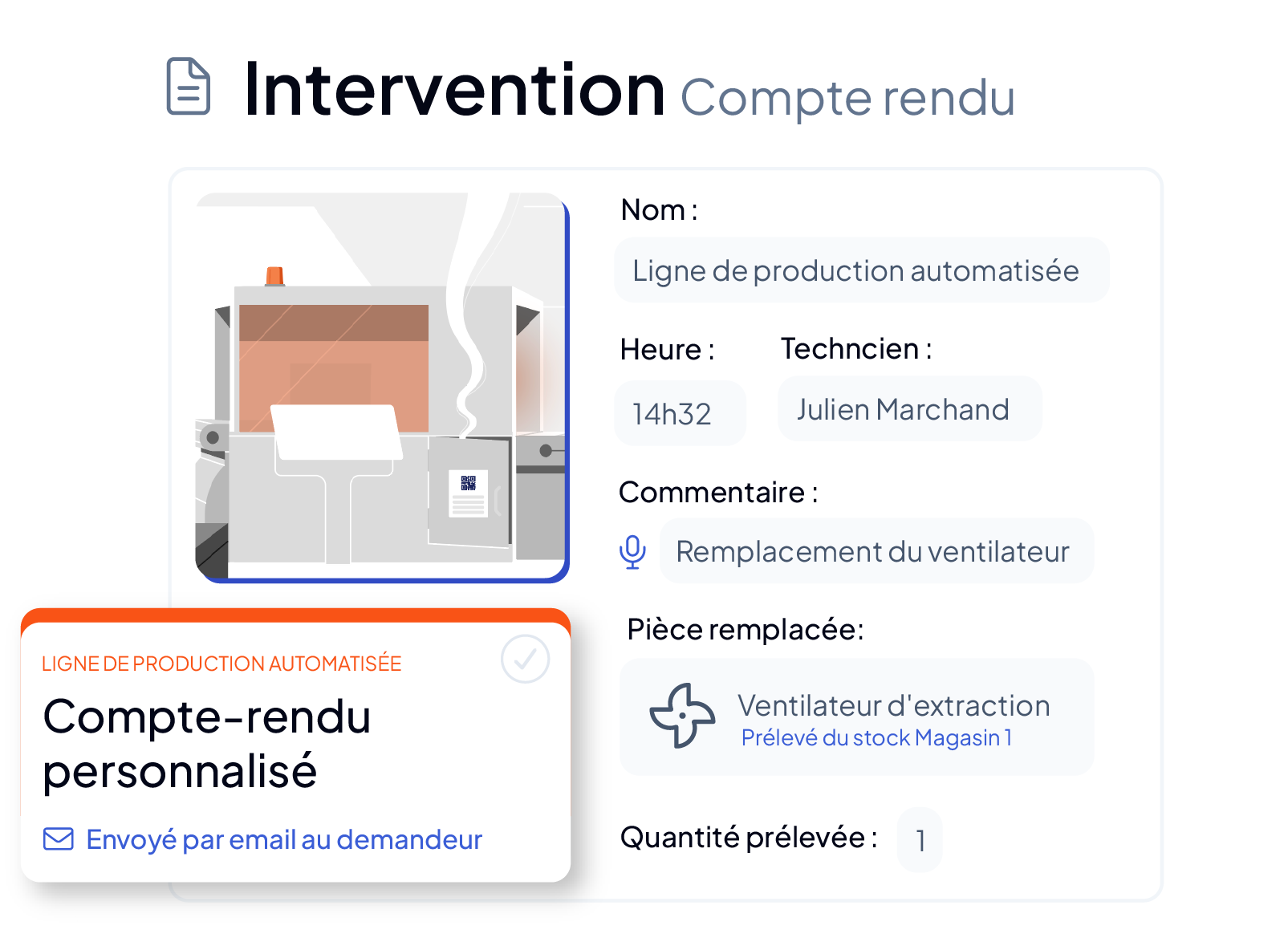 Personnalisation des rapports d'intervention dans le logiciel GMAO AQ Manager