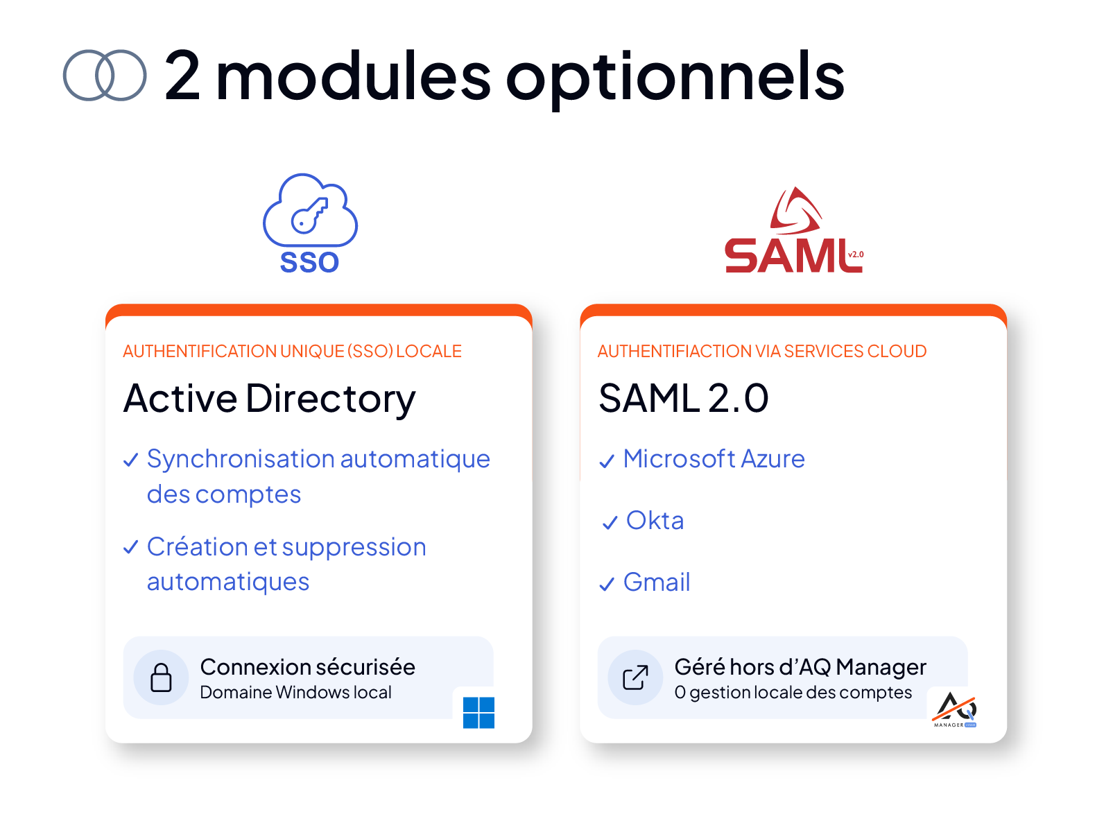 Gestion centralisée des données et des accès dans la GMAO AQ Manager