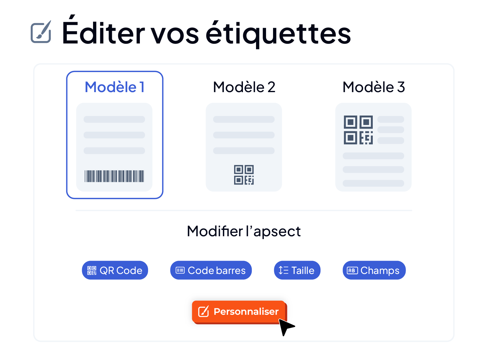 Personnalisation des étiquettes d'équipements dans la GMAO AQ Manager
