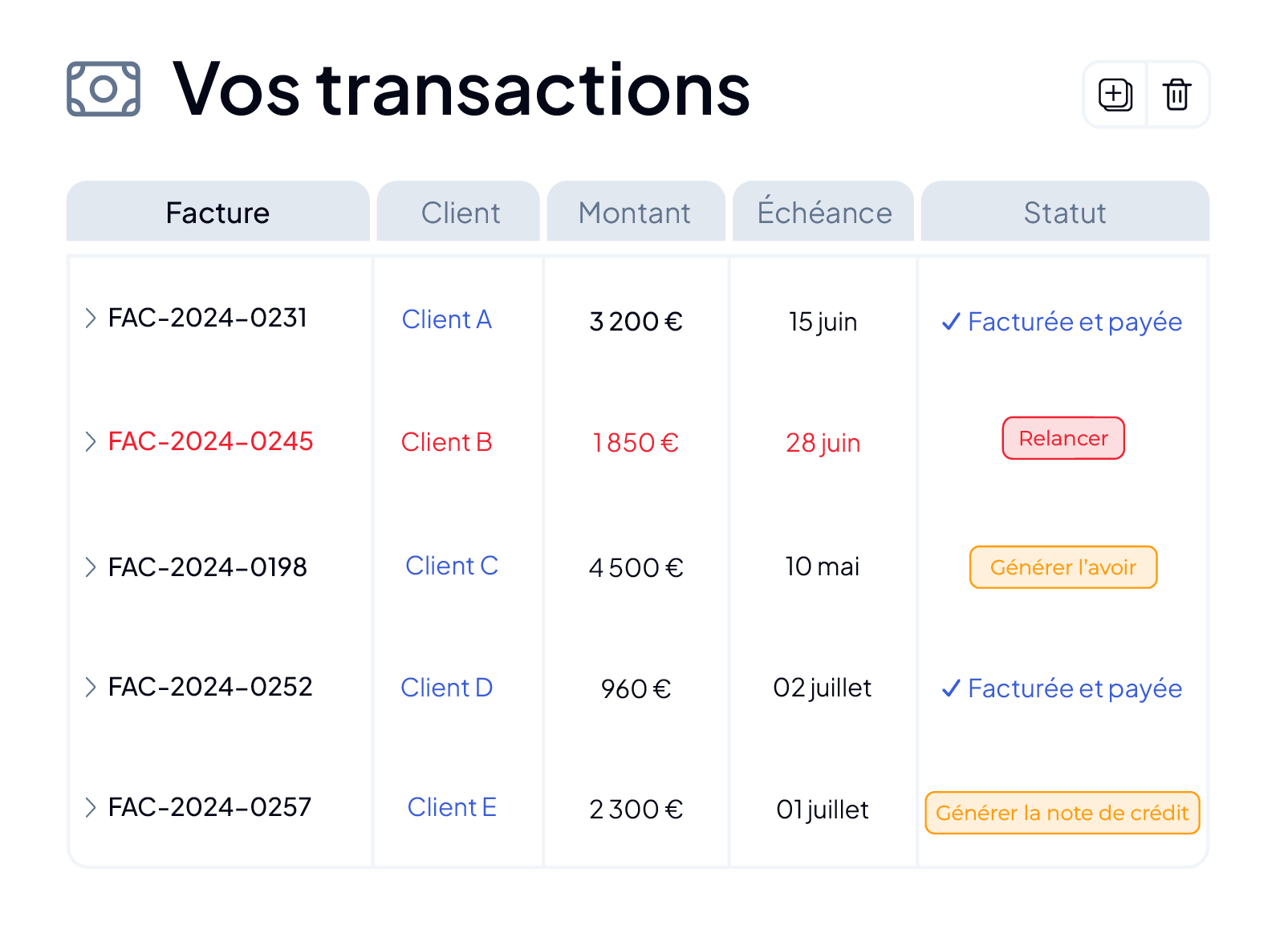 Suivi complet de la facturation des interventions dans la GMAO AQ Manager