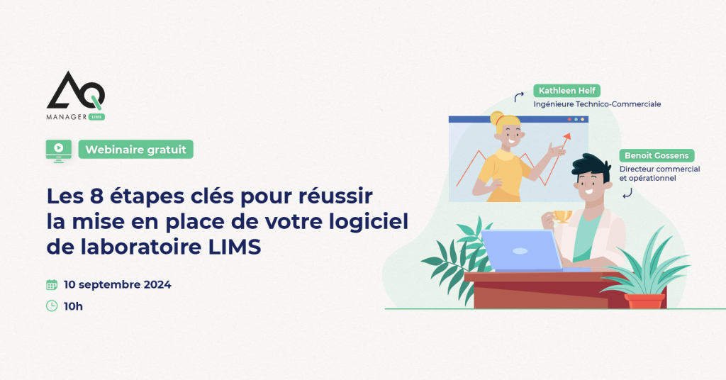 Replay du webinaire "les 8 étapes clés pour réussir la mise en place de votre logiciel LIMS"