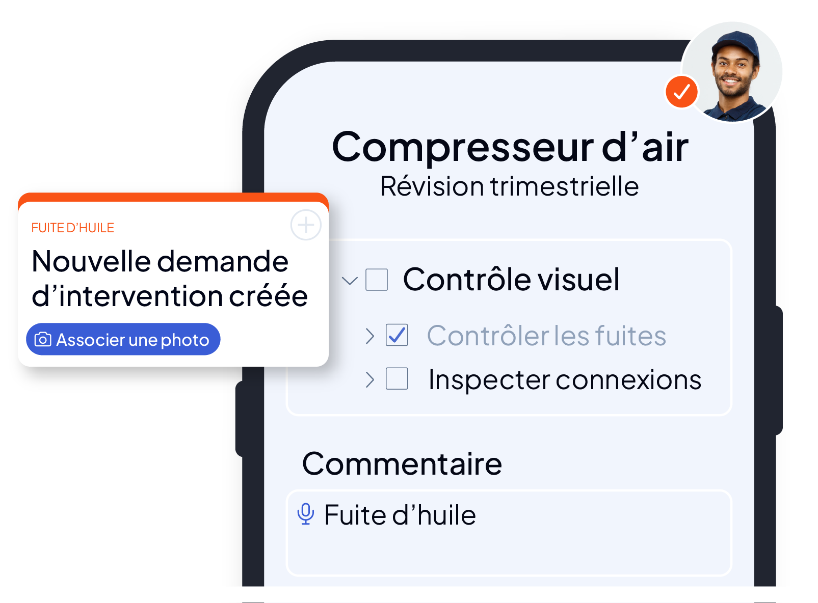Détection et suivi des anomalies relevées lors des interventions de maintenance