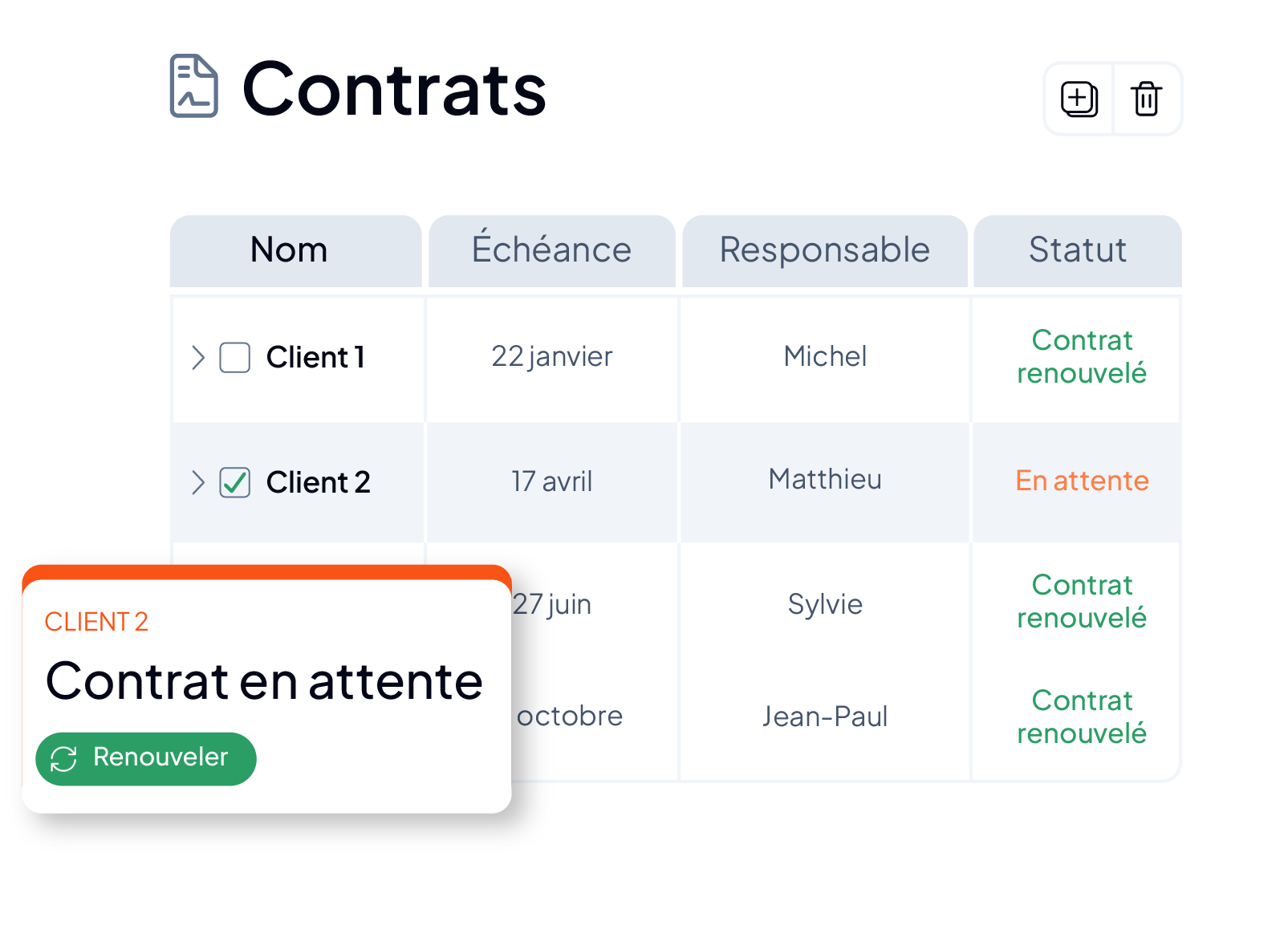 Gestion des contrats clients dans le logiciel LIMS AQ Manager