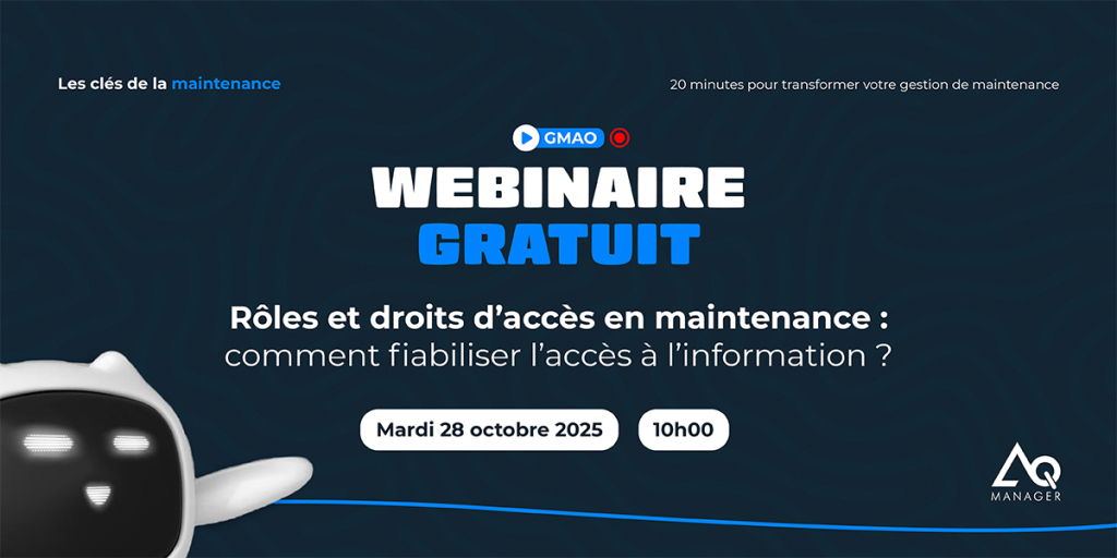 Droits d'accès en maintenance : webinaire