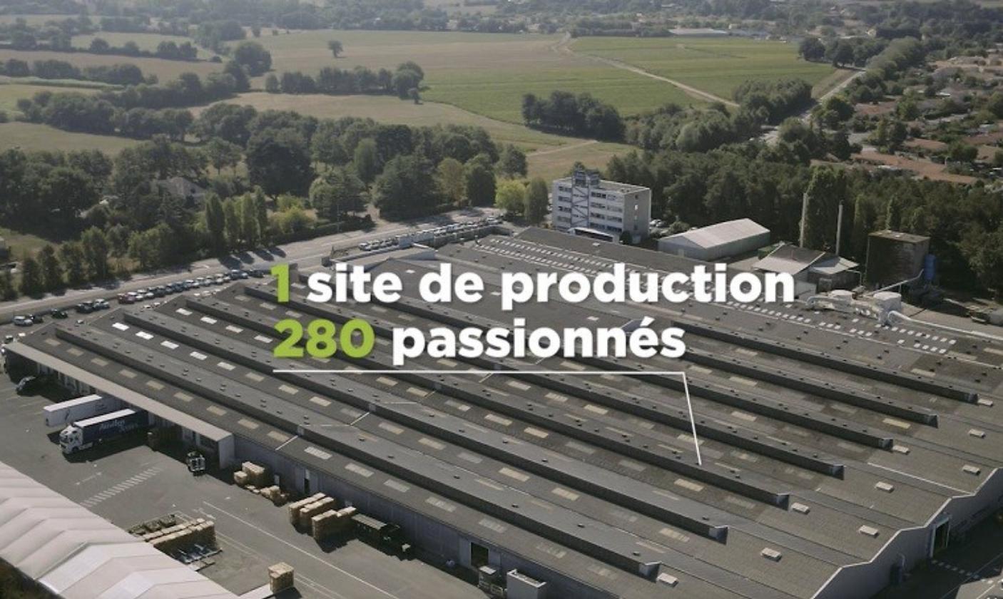 Vue aérienne du site de production de Cuisines Design Industries