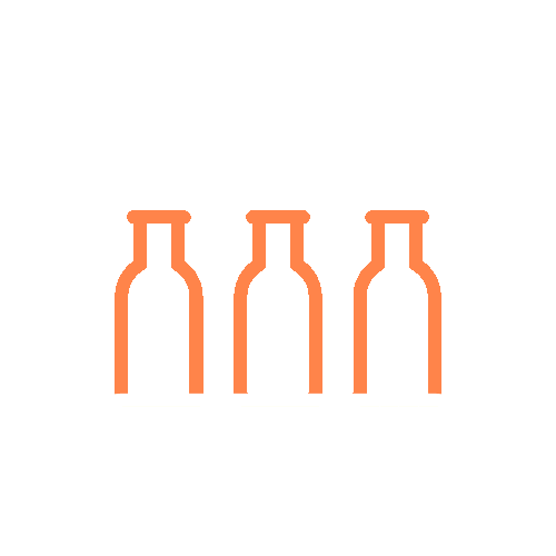Ligne d'embouteillage illustrant le secteur agroalimentaire