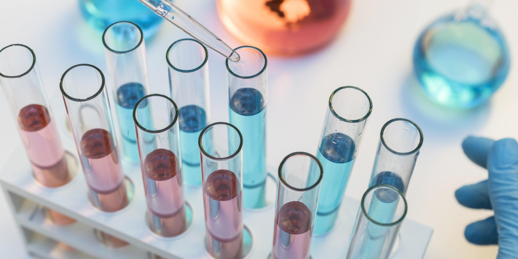 Palette d'échantillons de laboratoire