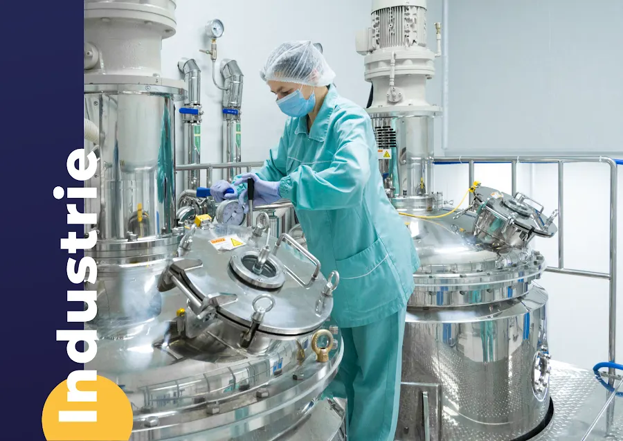 Page intérieure de la brochure LIMS pour les laboratoires industriels