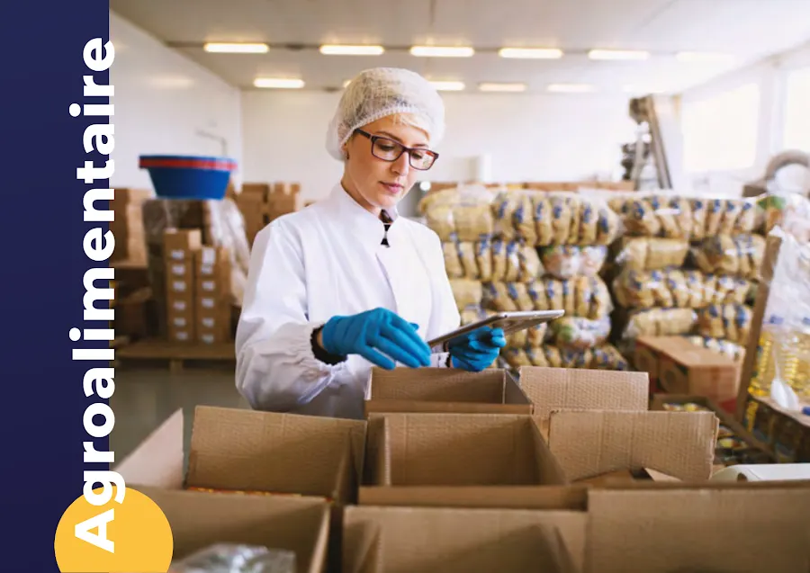 Page intérieure de la brochure LIMS pour le secteur agroalimentaire