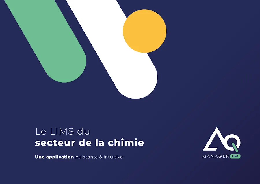 Couverture de la brochure LIMS pour le secteur de la chimie
