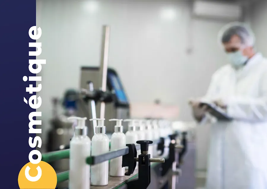 Page intérieure de la brochure LIMS pour le secteur cosmétique