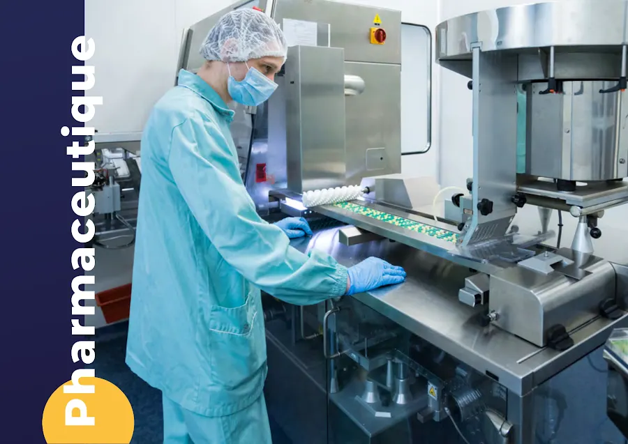 Page intérieure de la brochure LIMS pour le secteur pharmaceutique
