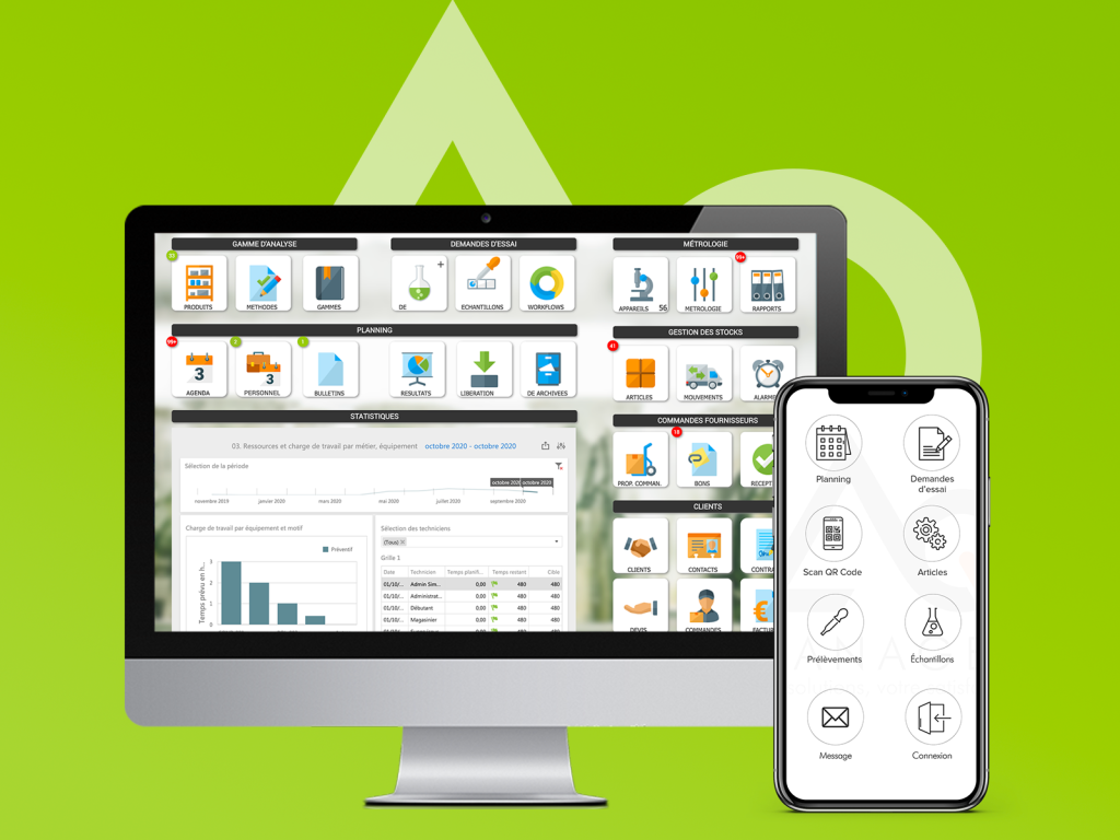 logiciel de gestion de laboratoire personnalisable